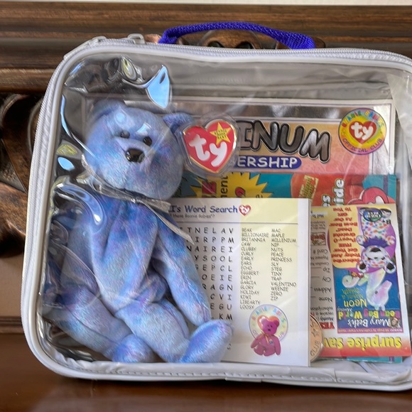 Clubby 2 Ty beanie platinum kit and original Clubby bear. - Picture 2 of 10